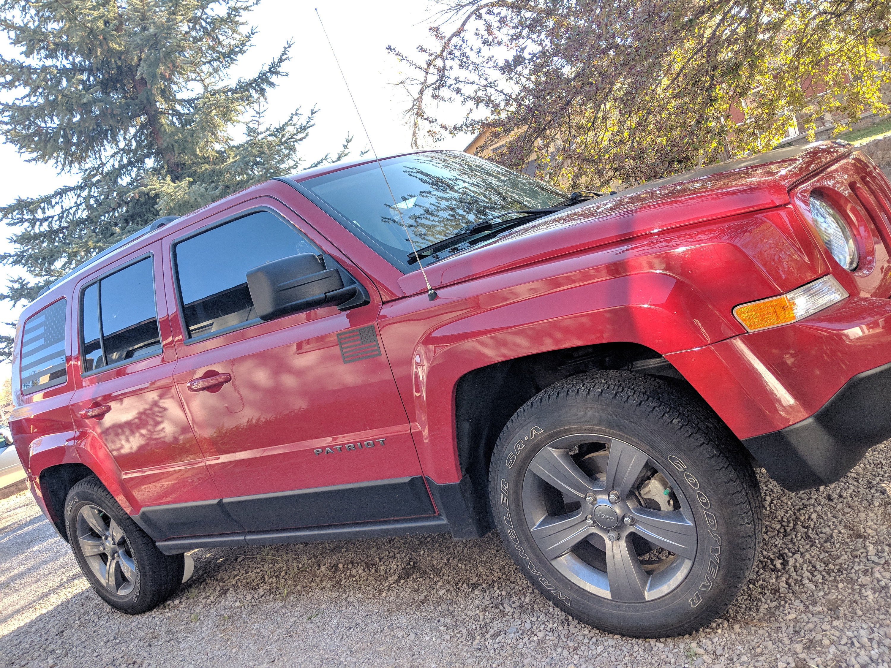 0716 Jeep Patriot American Flag Decals Offroad Merica Etsy