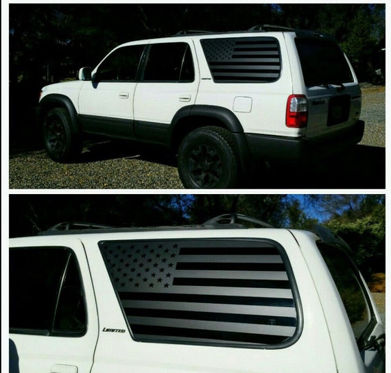 3rd Gen American Flag Decals Toyota 4runner Sticker Vinyl Banner Wrap Gen 3 Usa Custom Yota Accessories Offroad United States Texas