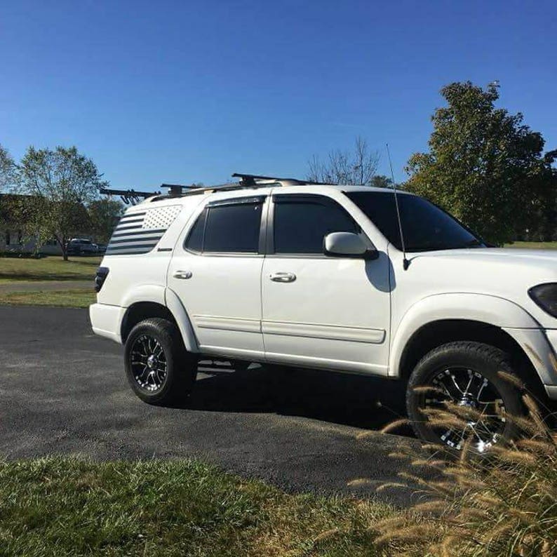 0007 Toyota Sequoia American Flag Decals 1st Gen Banner Etsy