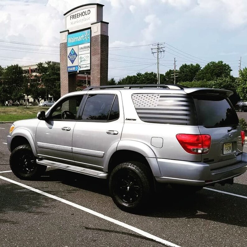 0007 Toyota Sequoia American Flag Decals 1st Gen Banner Etsy