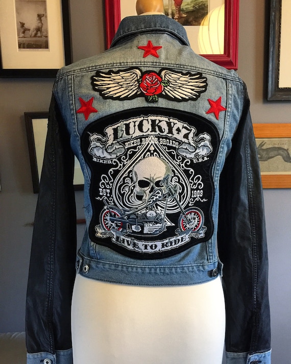 biker jean jacket