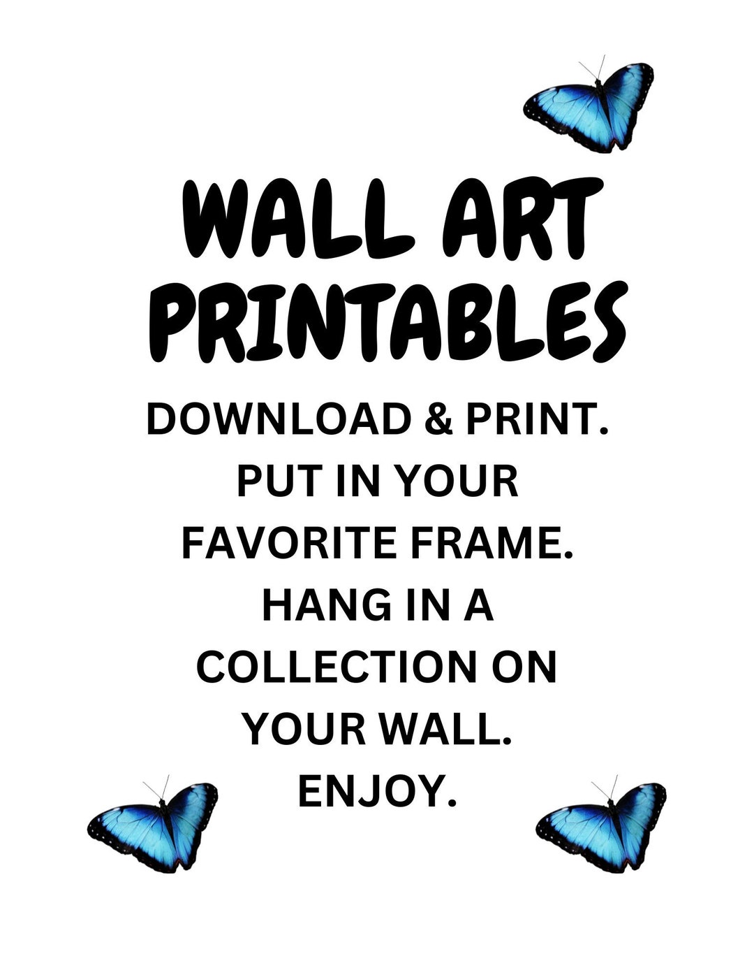 PRINTABLE WALL ART - Etsy