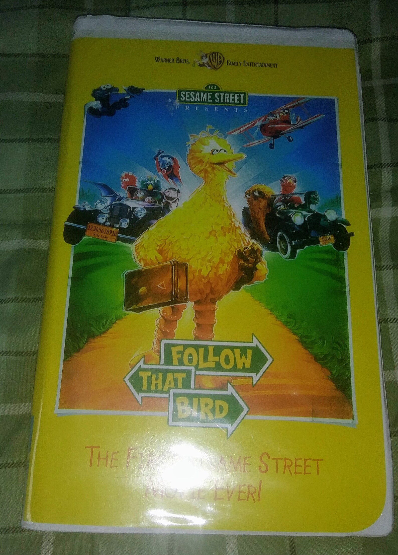 Follow That Bird VHS Movie Starring Big Bird Warner Bros | Etsy