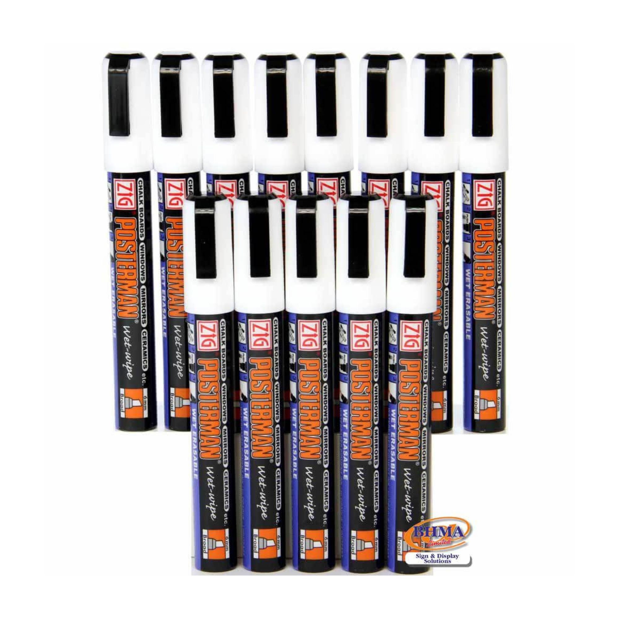 Liquid Chalkboard Pens. 6mm Nib. White for Indoor Use. Etsy