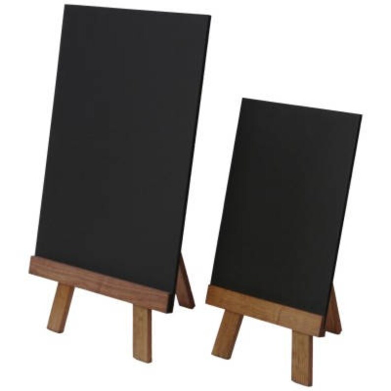 Table Top Dark Oak Easels. Table Top Chalkboards. Restaurant. Etsy UK