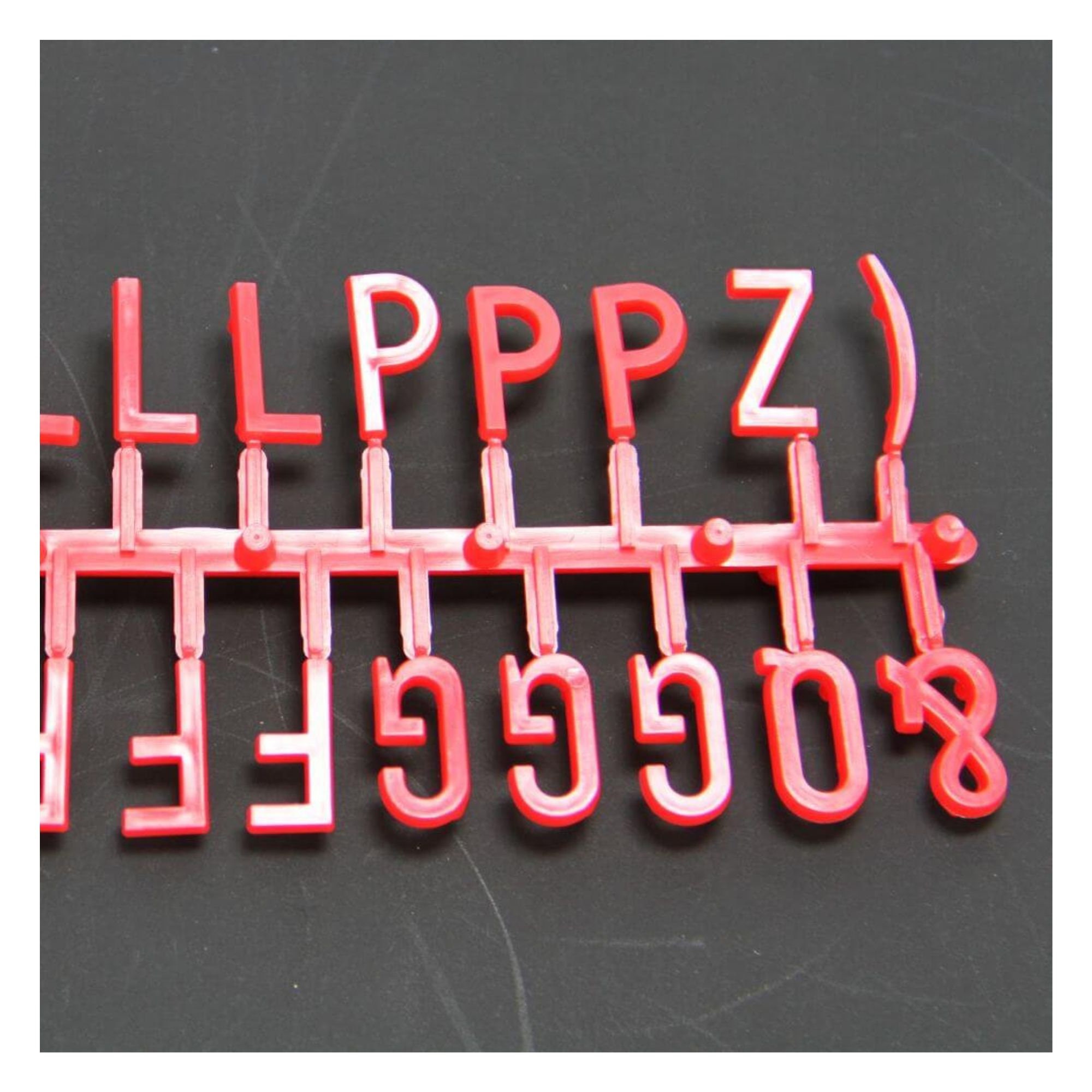 Red Peg Board Letters and Numbers. Message board Characters. Etsy