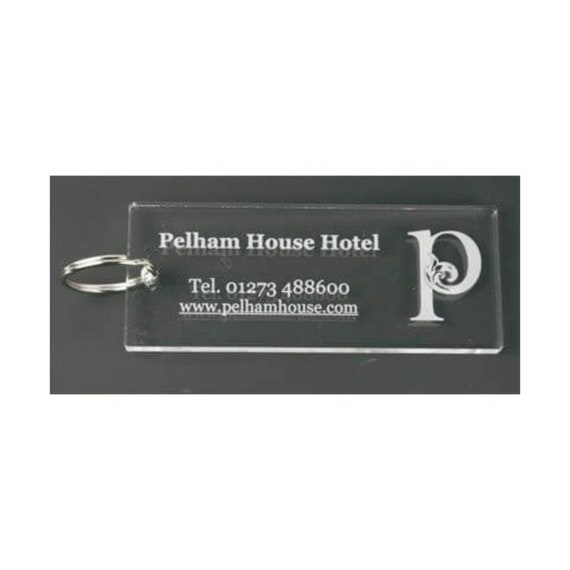 Engraved Key Rings Fobs Tags With Your Wording use 4 Pubs Clubs Hotels B/&B Shops