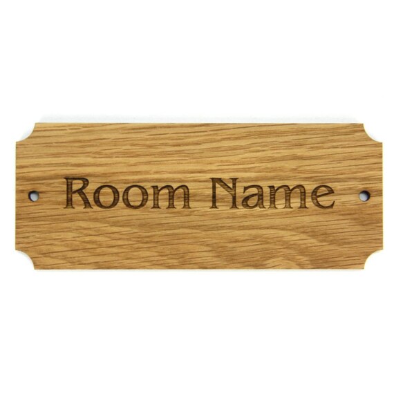 Oak Room Signs Door Signs Hotel Restaurant Pub Office Bedroom Engraved Customised