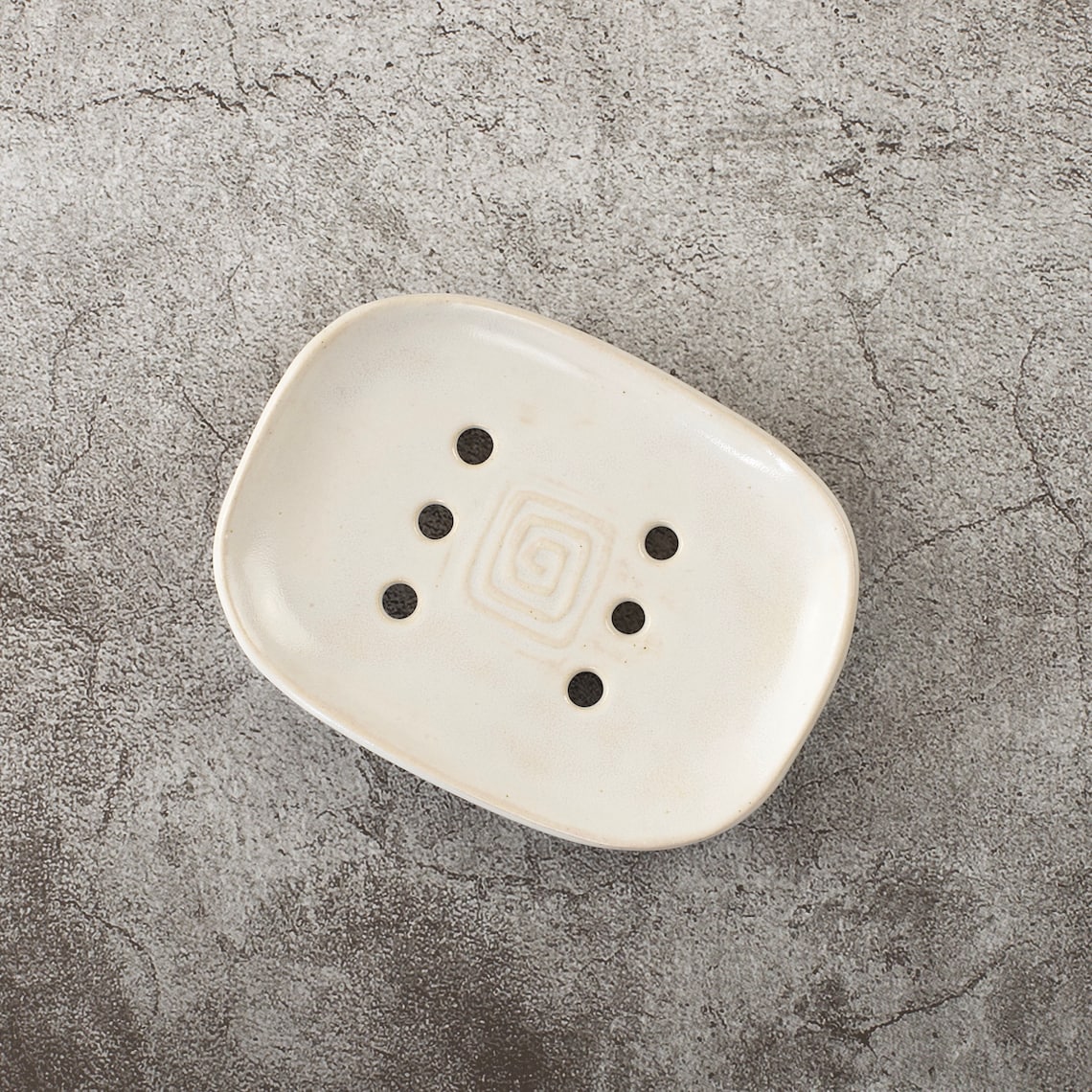 White Ceramic Soap Dish With Holes Handmade Soap Holder Etsy Sweden