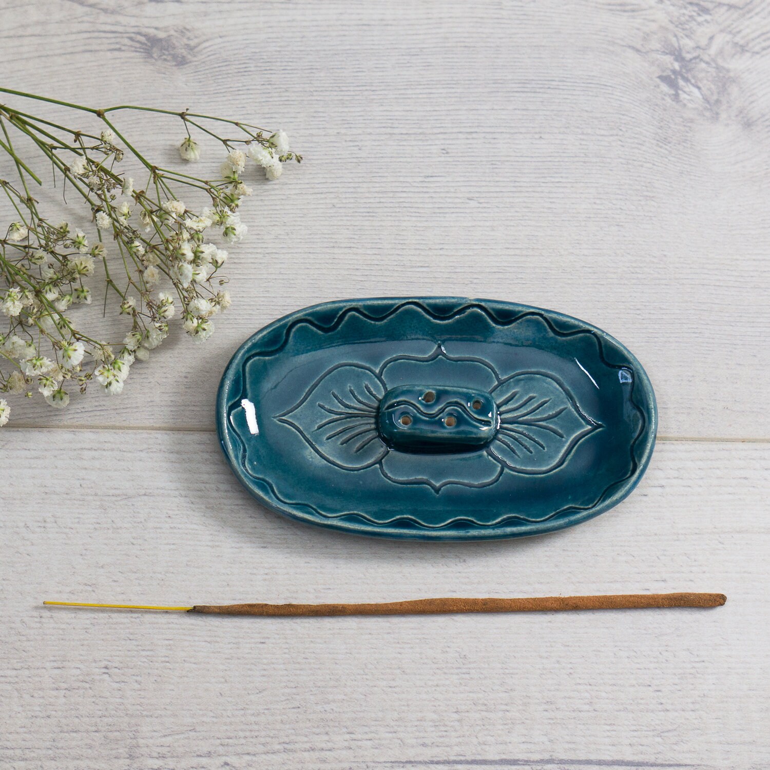 Ceramic Incense Holder Handmade Incense Stick Burner Etsy