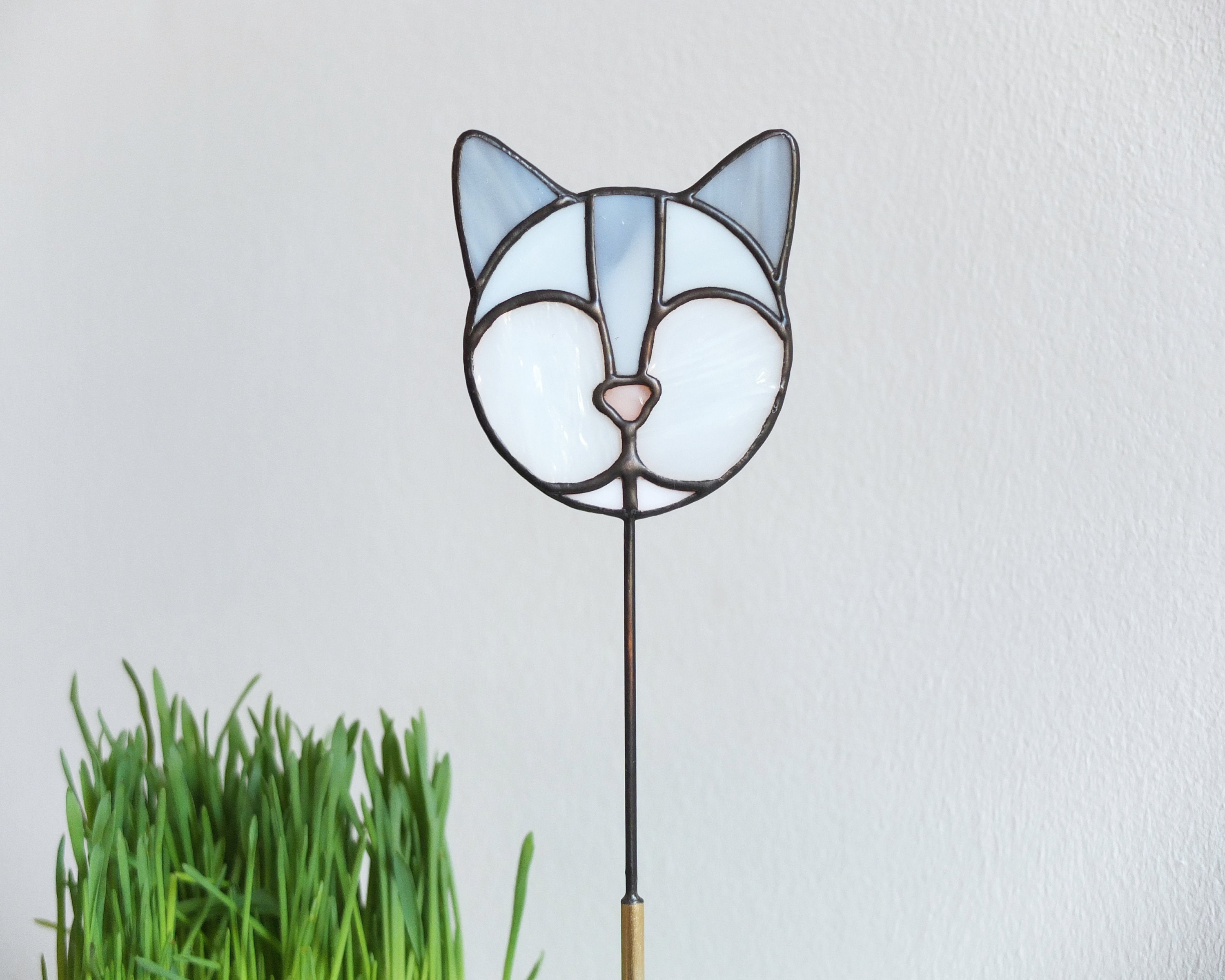 Stained Glass CAT Suncatcher Cat Suncatcher Buddy line Etsy