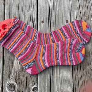 Knitted Wool Socks Size 7-9