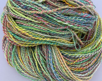 Handspun Yarn - Superman Ice Cream