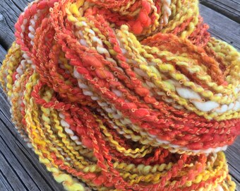 Handspun Yarn - Candy Corn