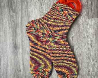 Knitted Wool Socks Size 7-9