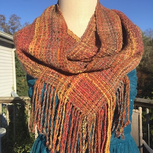 Saori  Hand Woven Cowl