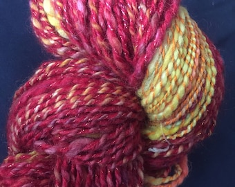 Handspun Yarn - Dragon Smaug