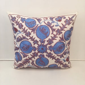 suzani pillow cover,embroidery pillows, pillow case,cushion cover,cushion case,pillow case,throw pillow,decorative pillow,embroidery cushion