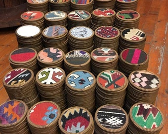 wholesaler 100 pcs kilim coaster