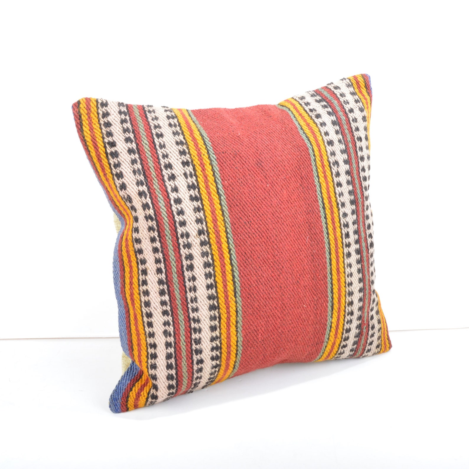 Kilim Pillow 16x16 Rug Pillows Kilim Pillow Coverkilim Etsy