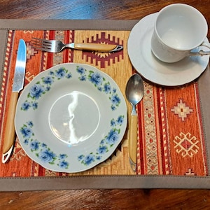 placemat ,fabric kilim placemat,fabric placemat,plate mat,dish mat,placemat ,placemat set ,american service,16x12 inchs,placemat set of 4