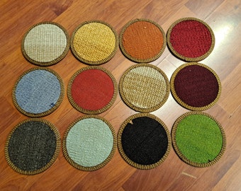 Wholesale Kilim Coasters 50 pcs:  Colurful Coaster, Handmade Coaster ,Drink Coaster,Coffee Coaster,Tea Coaster,Beer coaster,Gifts coaster