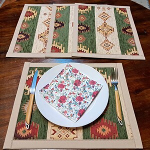 placemat ,fabric kilim placemat,fabric placemat,plate mat,dish mat,placemat ,placemat set ,american service,16x12 inchs,placemat set of 4