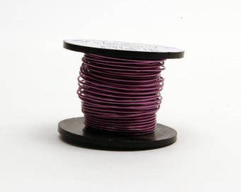 Supa lilac coloured copper wire, 0.71mm thickness, 14m length. For crafting or sculpting. Ideal for making home decoration, gifts or wedding