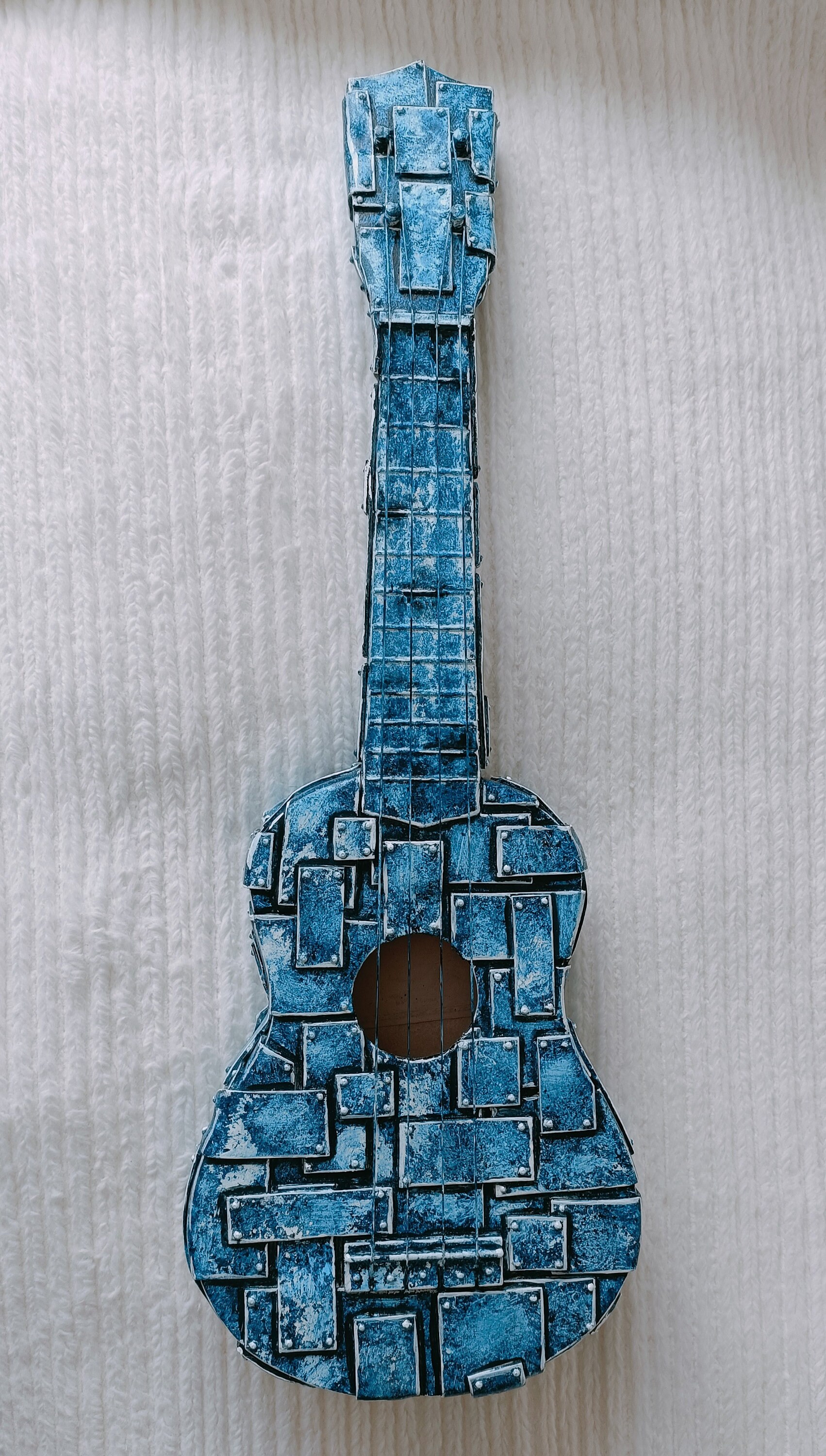 Steampunk Ukulele: Prussian Blue Altered Art, Unusual Gift - Etsy, image size:1702x3000
