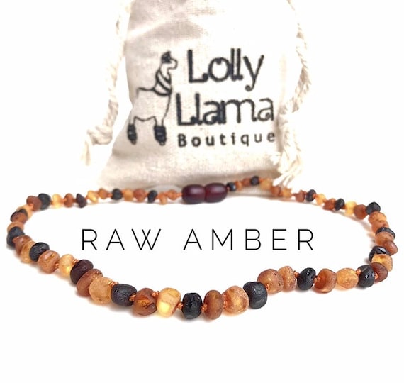 lolly llama amber necklace