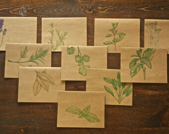 Pack of 10 hand drawn greeting cards