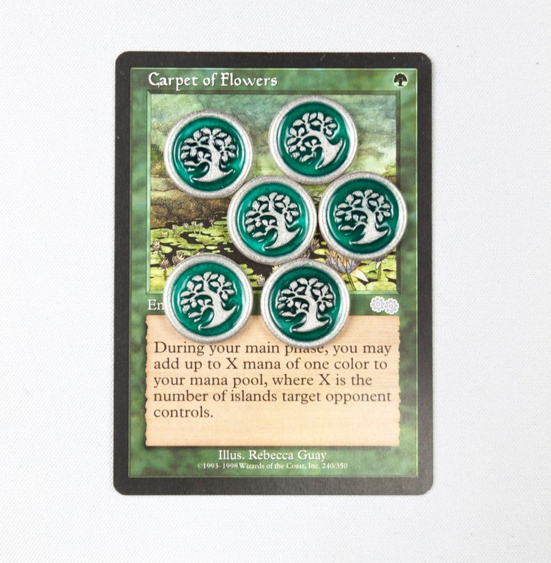 Magic the Gathering Mana Symbol Counter Set MTG Tokens Etsy