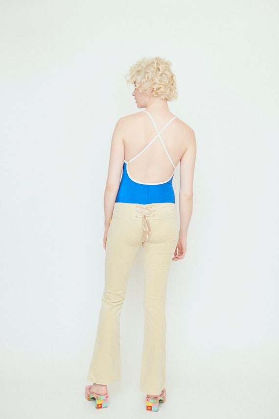 Bettina Liano Hipster Mock Suede Jeans 