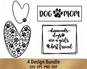 DOG SVG, Dog Mom SVG, Dog Mom png, Dog Quote Svg, Dog Svg Bundle, Dog Svg Files, Dog Svg Quote, Paw Print Svg, Leopard Dog Mom Svg, Dog Cut