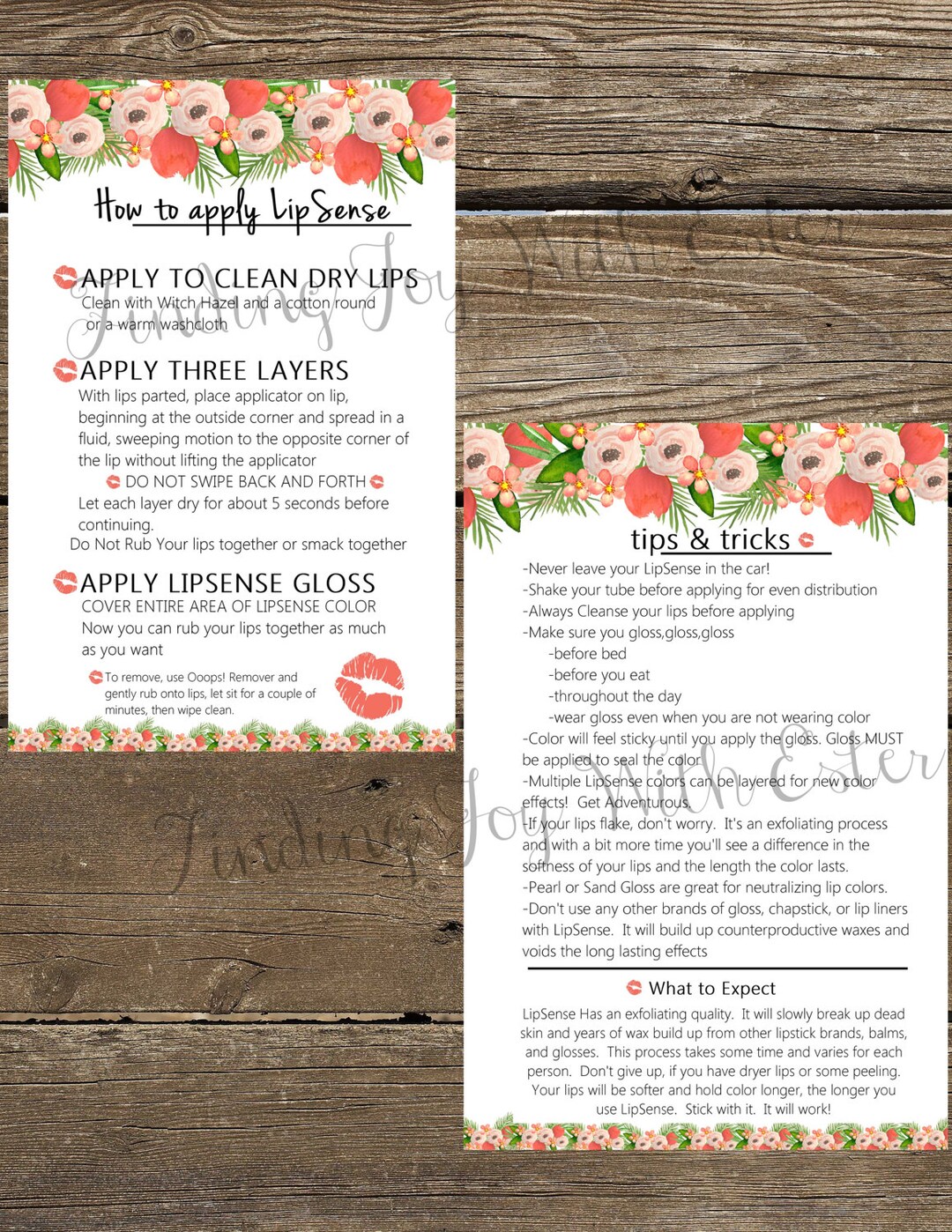 LIPSENSE PRINTABLE, How to Apply Lipsense, Tips and Tricks Printable ...