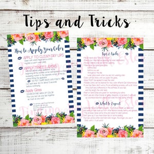 LIPSENSE PRINTABLE, How to Apply Lipsense, Tips and Tricks Printable ...