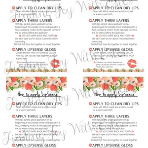 LIPSENSE PRINTABLE, How to Apply Lipsense, Tips and Tricks Printable ...