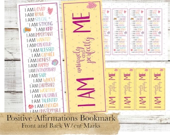 Positive Affirmations, Positive Affirmations Print Art, Positive Affirmation cards, Positive Affirmations for Kids, Positive Affirmations