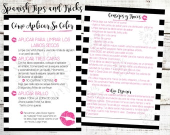How to Apply Lipsense Tips and Tricks Printable. Instant | Etsy