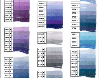 DMC Tapestry Wools Pack of 10 Colours of your choice