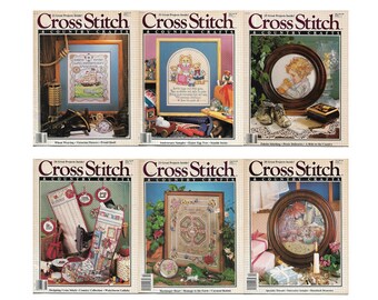 1989 Cross Stitch & Country Crafts MAGAZINES - Zurück Ausgaben, bessere Häuser und Gärten, Ihre Wahl!