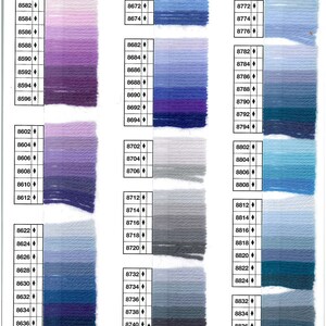 Anchor Tapestry Wool 10m Skein Shade 8682 Lots of individual colours listed