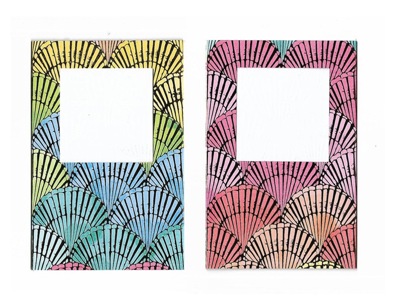 Trifold APERTURE Cards Set of 3 in Scallop & Gold Foil Etsy Trifold APERTURE Cards Set of 3 in Scallop & Gold Foil Etsy