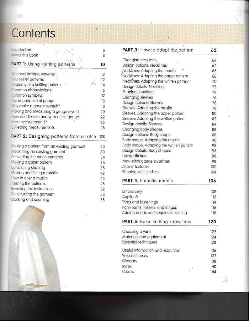 Book - How to USE, ADAPT & DESIGN Knitting Patterns - In-depth ...
