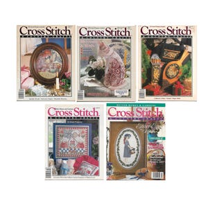 Magazines - Point de croix et travaux manuels champêtres - Anciens numéros de 1989 à 1996, de meilleures maisons et de meilleurs jardins, votre choix !