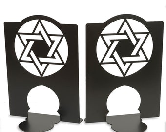 Set of 2 bookends Judaica Magen David