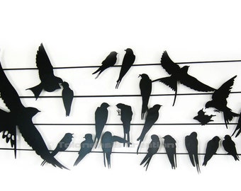 Large size bird decoration 90 cm - Design Jacques Lahitte © Tolonensis Creation