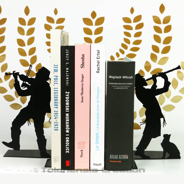 Judaica Jewish music Klezmer Bookends