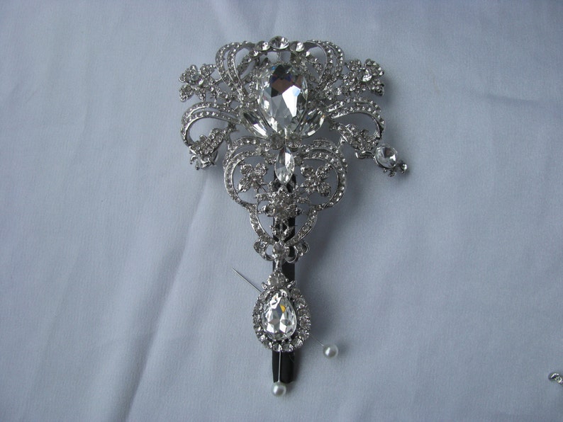 Ready to ship boutonniere fabric boutonniere Ivory brooch boutonniere,ivory champagne boutonniere