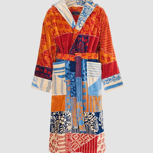 Art Luxury Hooded Bathrobe Etsy